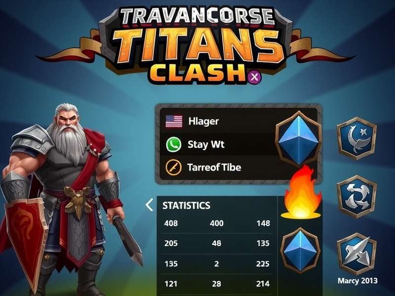 Travancore Titans Clash Game Banner